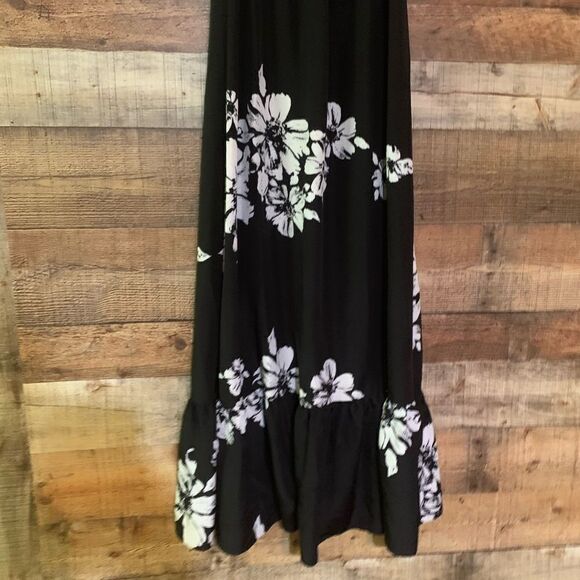 MM Couture by Miss Me black and white floral‎ strapless dress, small - Picture 7 of 15